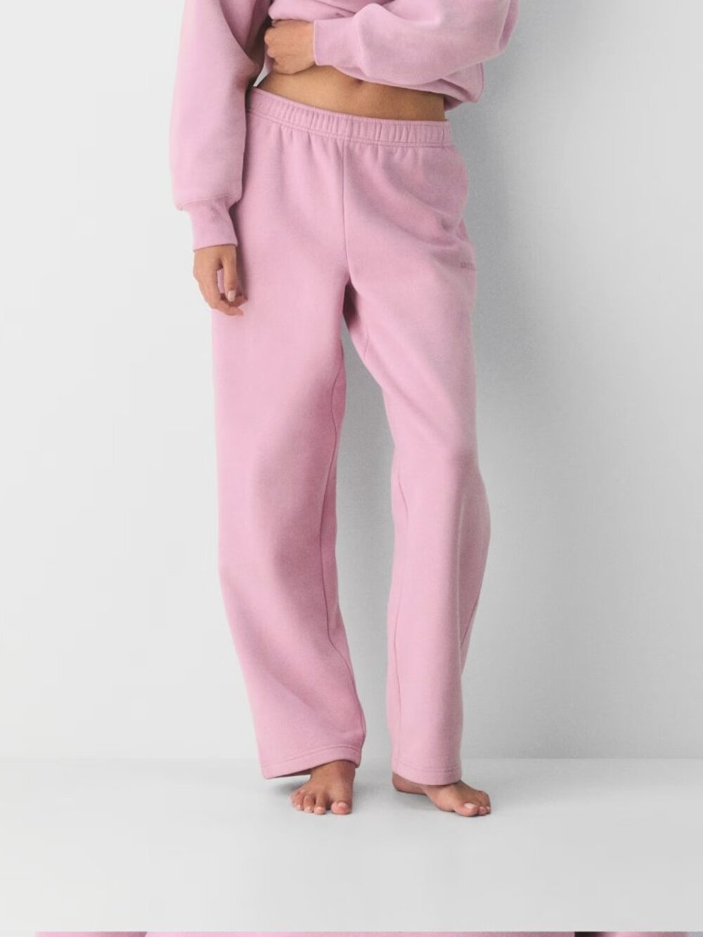 Aritzia Cozy Sweatfleece Mega Straight™ Sweatpant, Purple Pink, Size S, NWT